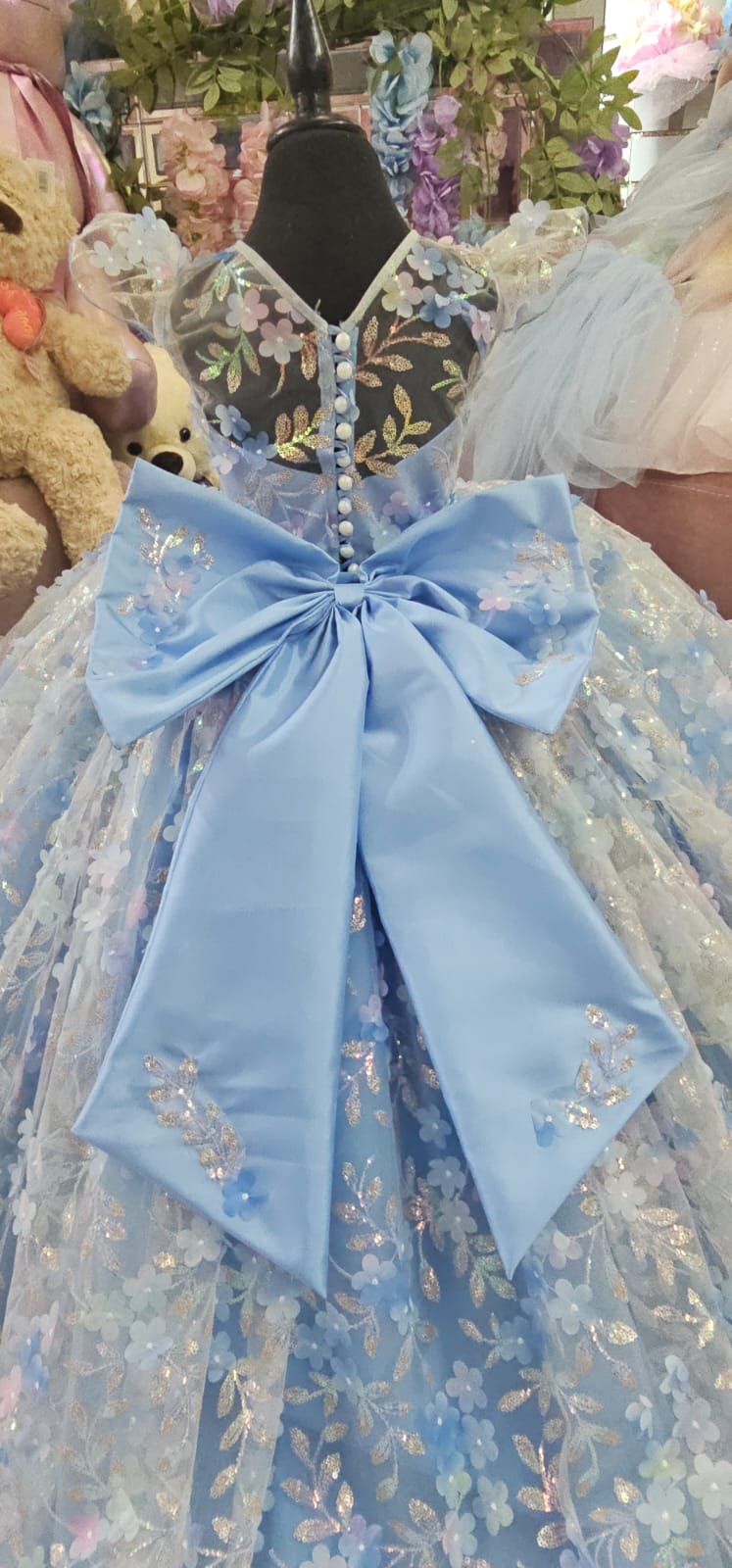 Daisy Removable 2 Pieces Blue