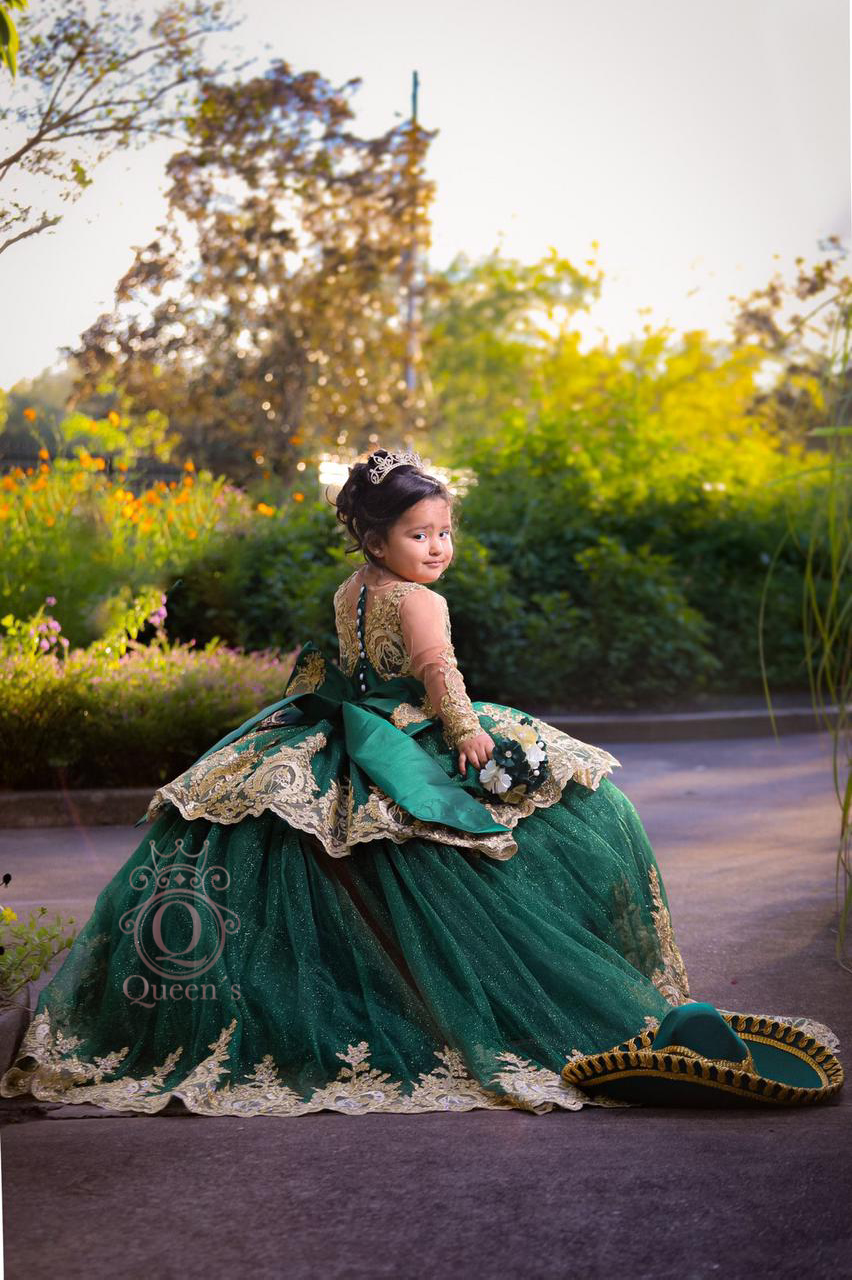 Rosario Removable 2 Pieces Royal Green