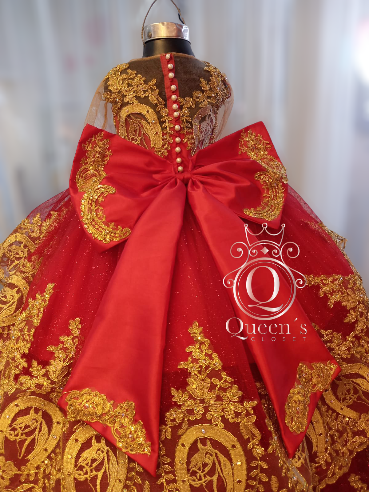 Rosario Removable 2 Pieces Red