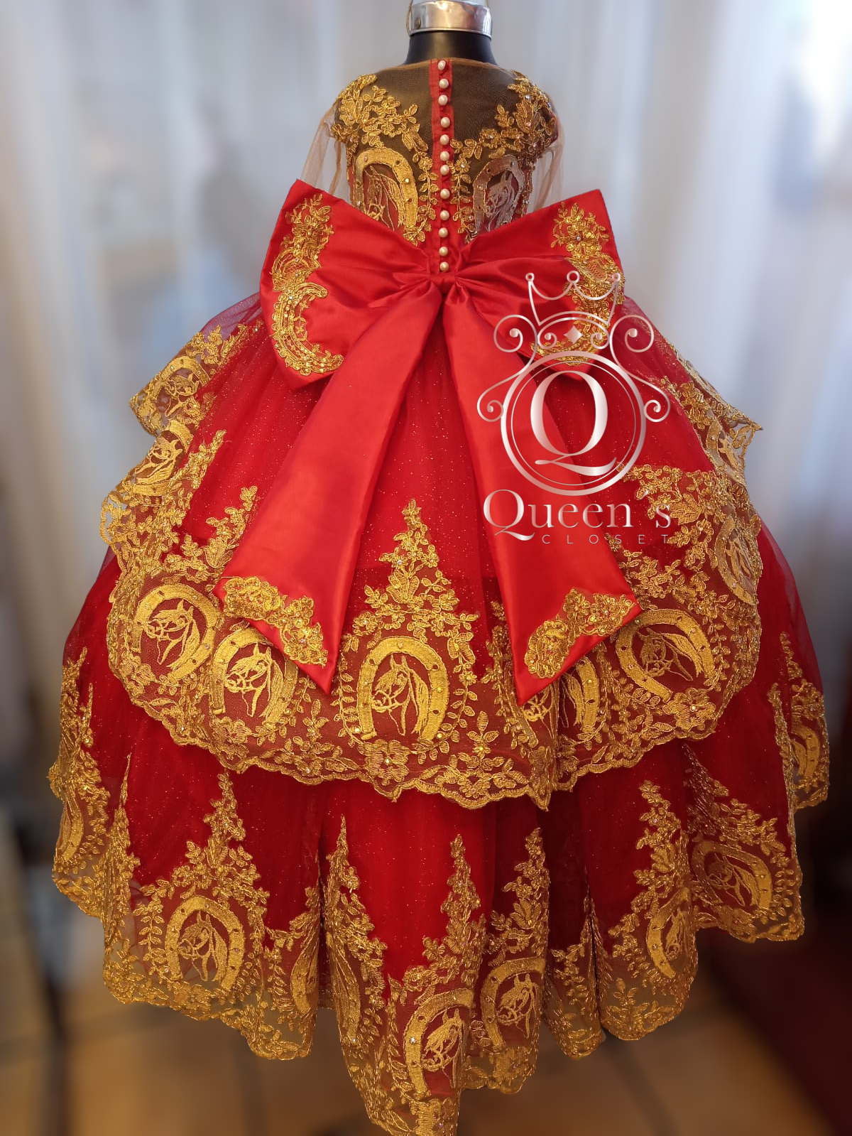 Rosario Removable 2 Pieces Red
