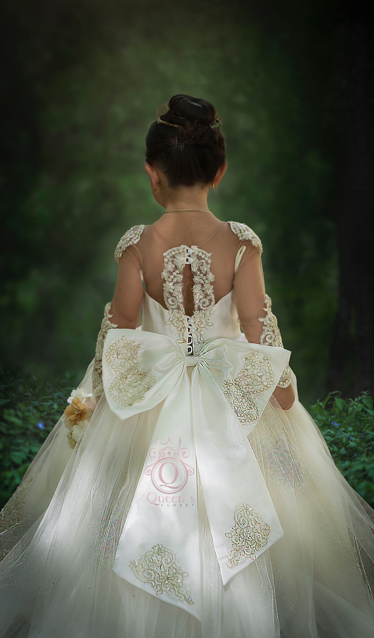 Veronica Package (Dress, Petticoat, Bouquet, Crown)