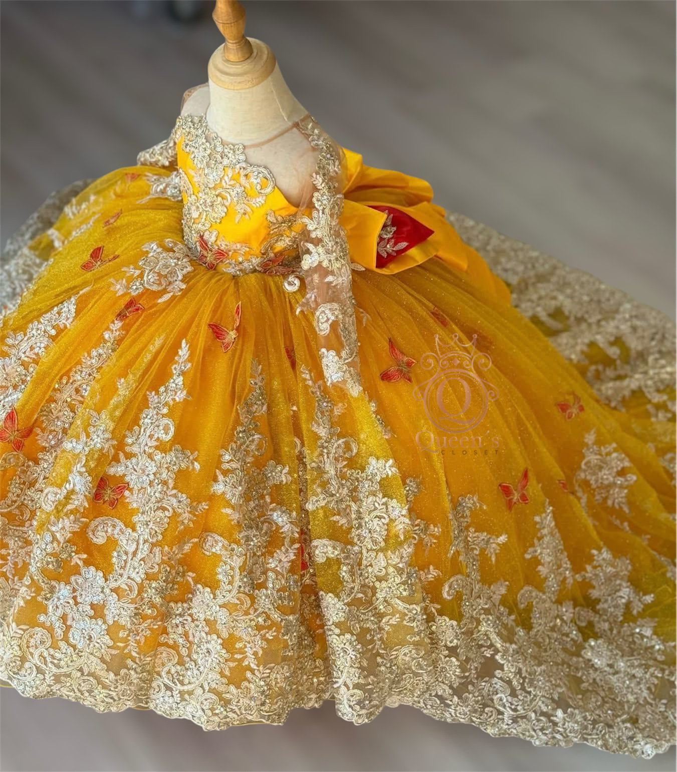 Giselle Yellow with Butterflies