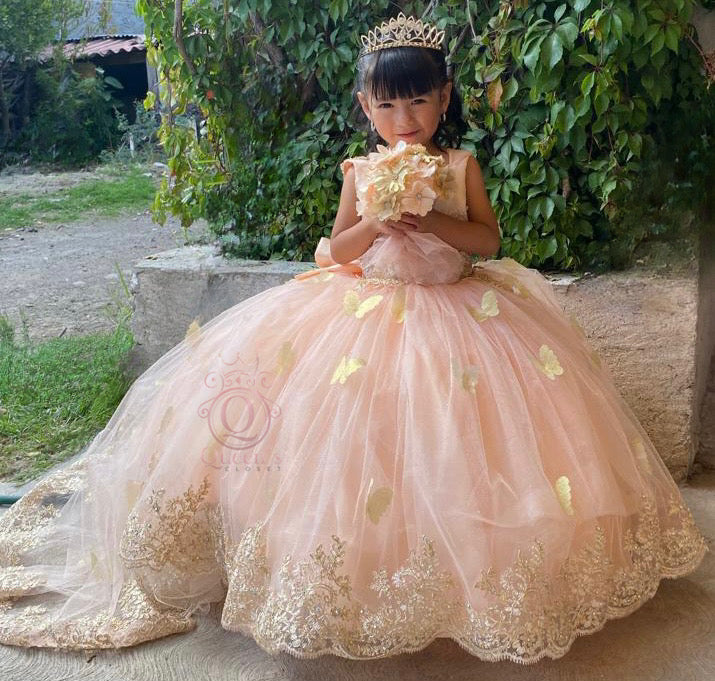 Dalya with Butterflies