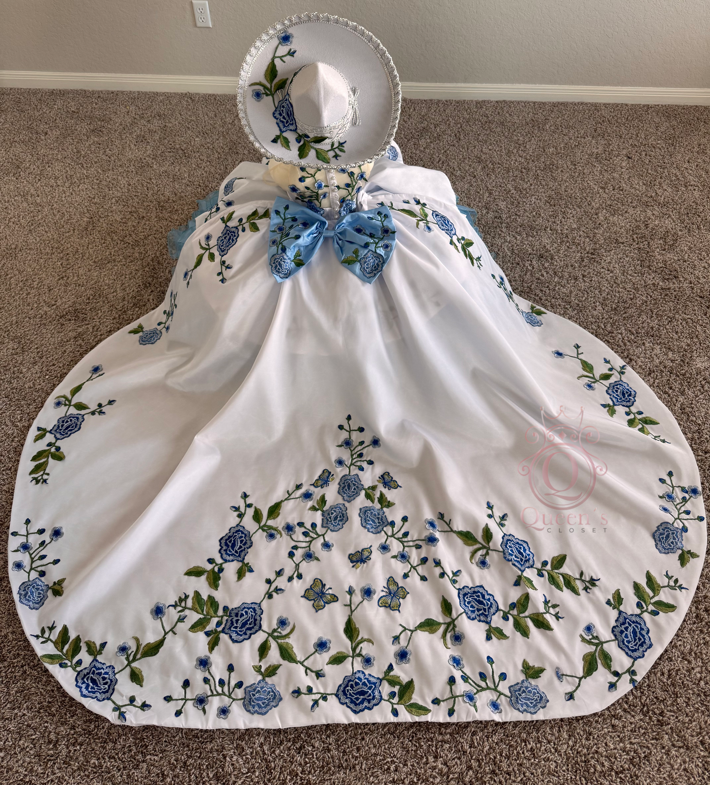 Guadalupe Removable 3 Pieces Blue