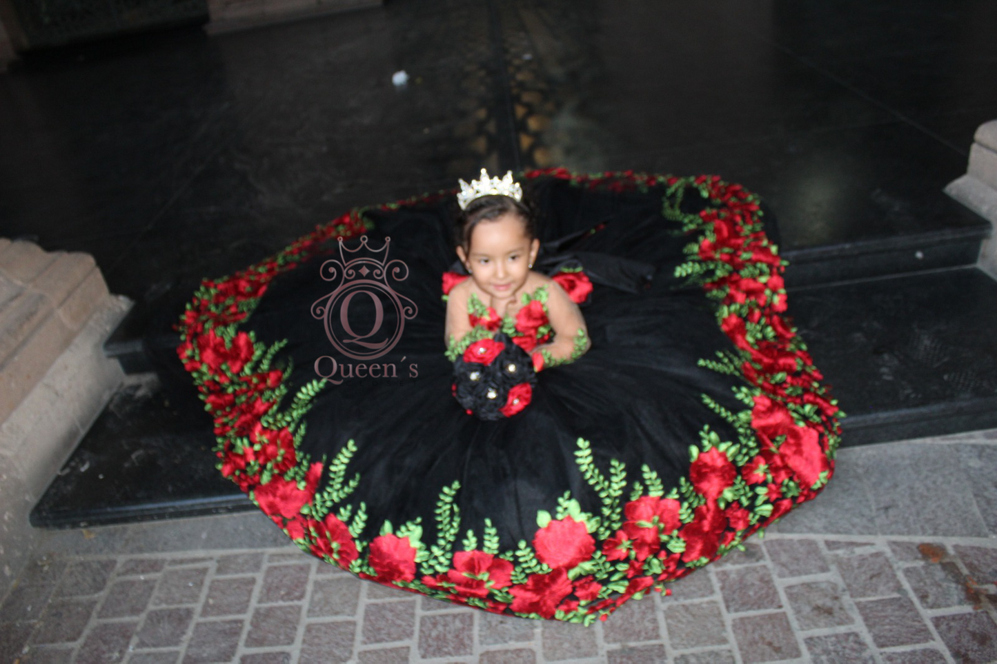 Maria Package (Dress, Petticoat, Bouquet, Crown)
