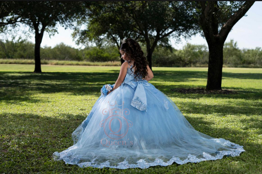 Cinderella Removable 3 Pieces Package (Dress, Petticoat, Bouquet, Crown)