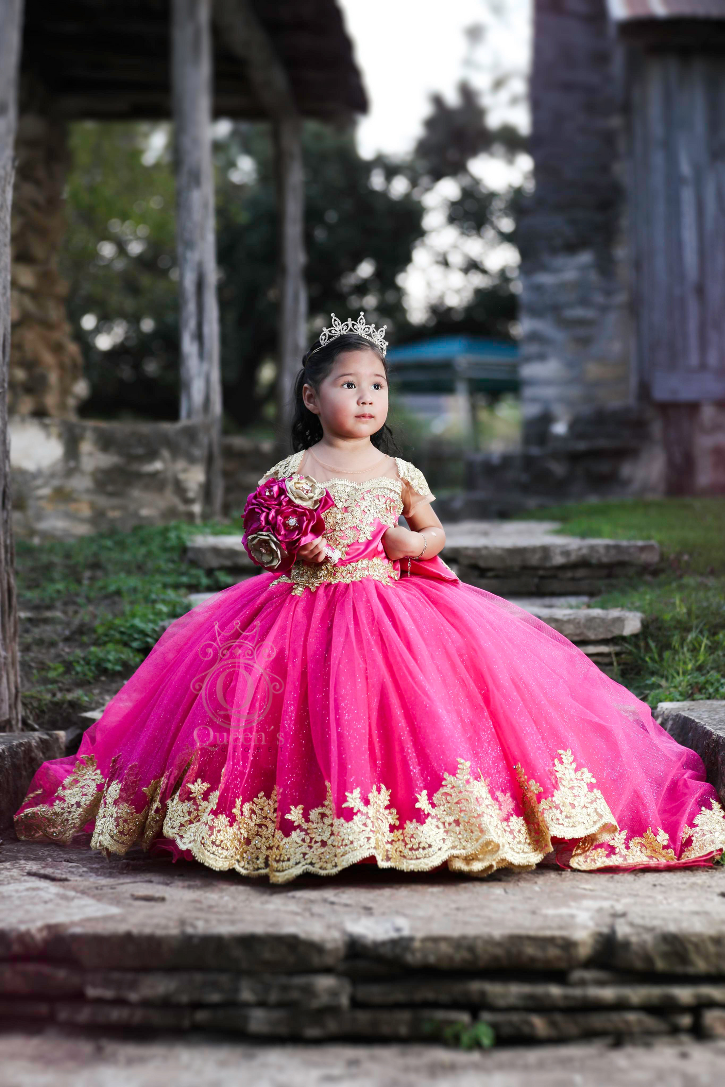 Dalya Package (Dress, Petticoat, Bouquet, Crown)