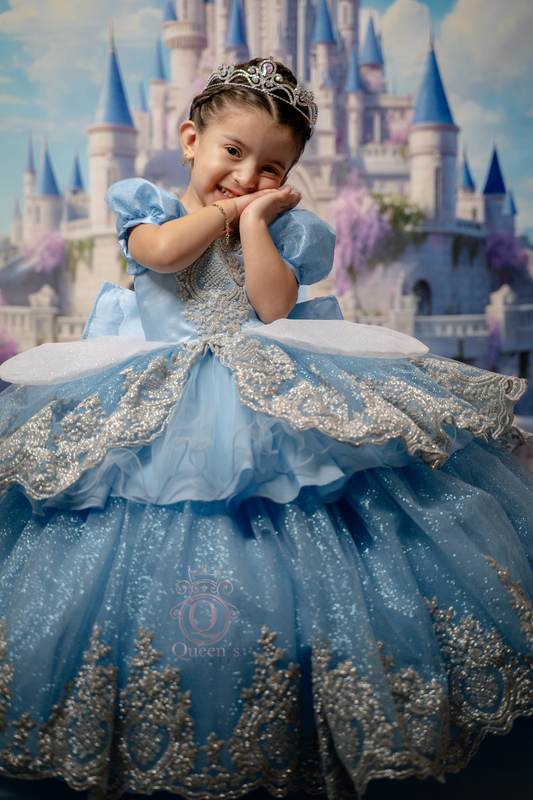 Cinderella Removable 2 Pieces Short Sleeve