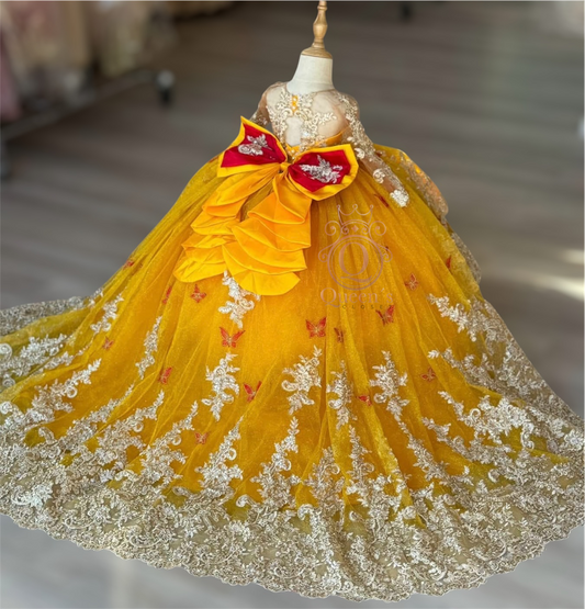 Giselle Yellow with Butterflies