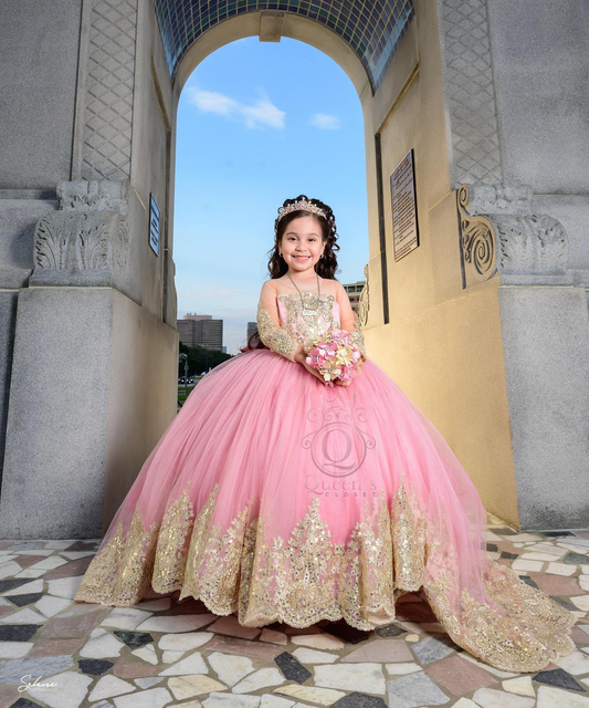 Esmeralda Package (Dress, Petticoat, Bouquet, Crown)