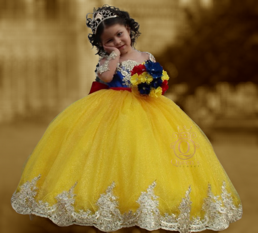 Snow White Package (Dress, Petticoat, Bouquet, Crown)