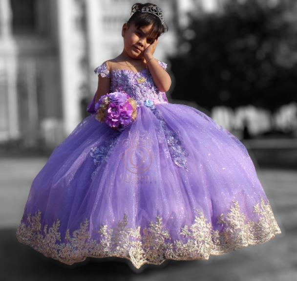 Lilia Package (Dress, Petticoat, Bouquet, Crown)