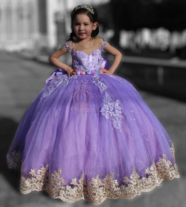 Marietta Package (Dress, Petticoat, Bouquet, Crown)