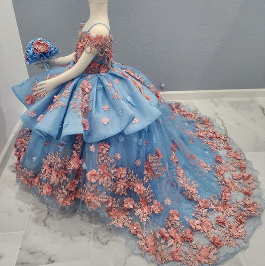 Fiorella Package (Dress, Petticoat, Bouquet, Crown)