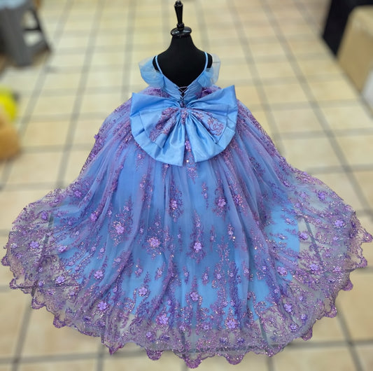 Antonella Blue & Lilac Removable 2 Pieces