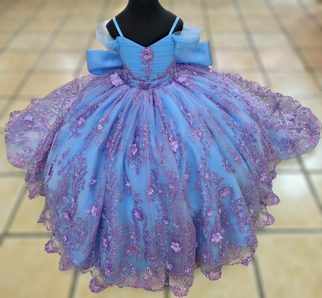 Antonella Blue & Lilac Removable 2 Pieces