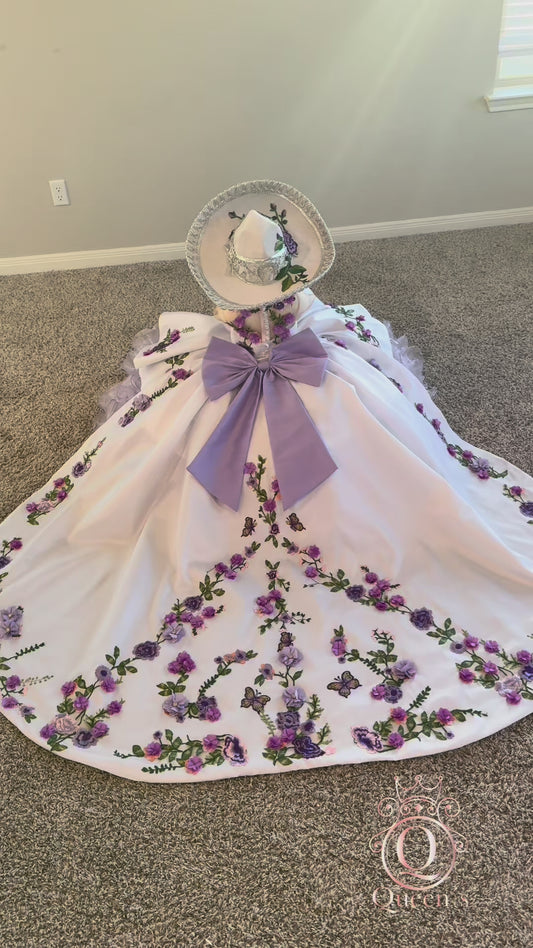 Guadalupe Removable 3 Pieces with 3D Flowers